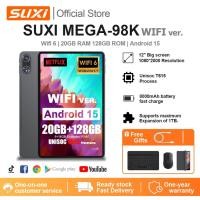 ราคา SUXI MEGA-98K แท็บเล็ต 12 "2K 6+128GB 7000mAh Android 14 w/4G LTE และ Quad ลําโพง pad cod (24795220709)
