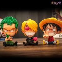 ราคา Eayt โมเดลฟิกเกอร์อนิเมะ, ขนาดเล็ก 9 ซม. ตุ๊กตารูปลูฟี่โซโล, ตุ๊กตาจิ๋ว PVC One Piece Sanji (26514308192)