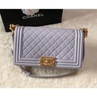 ราคา Like new : chanel boy caviar 10" grey ghw ก้านแก้วมาอีกแล้ววว holo 25x full set no rec (7408552607)