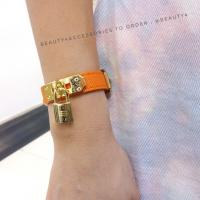 ราคา กำไลหนัง HM อะไหล่กุญแจทอง (3846846555)