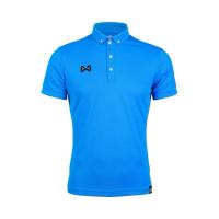 ราคา WARRIX เสื้อโปโลเบสิค แขนสั้น WA-3315N สีฟ้า s ใช้โค้ดลด 30% ในวีดีโอได้ค่ะ (26879664265)