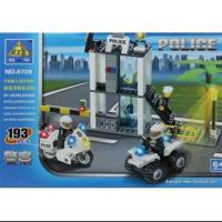 ราคา SALE วันนี้วันเดียว ถูกที่สุด ของเล่น เลโก้ตำรวจ 193 ชิ้น lego ฐานตำรวจ รถตำรวจ (486433839)