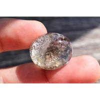 ราคา B86 ผลึกควอตซ์ โป่งข่าม แก้วขนเหล็ก ไหมทอง Quartz หัวแหวน เครื่องประดับ หินแท้ เนื้อใส หลังเบี้ย 32.77 CTS (12968405201)