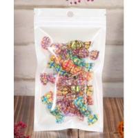 ราคา ถุงซิปล็อคหน้าใสหลังขาว ถุงซิปล็อคตั้งไม่ได้ ทรงแบน 50ใบ (1566398982)