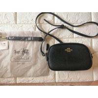 ราคา กระเป๋าสะพายข้างcoach. 2 ซิป​ สีดำ (8681261182)