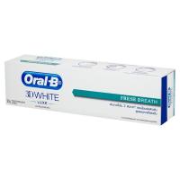 ราคา ยาสีฟัน Oral-B ออรัลบี ทรีดีไวท์ เฟรชเบรธ 90 กรัม (42405157019)