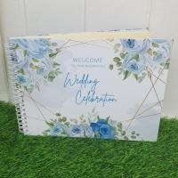 ราคา สมุดเซ็นอวยพรสมุดประสาทพร ขนาดA4(21x30cm) พร้อมส่ง สำหรับอวยพรบ่าวสาว (18562577164)