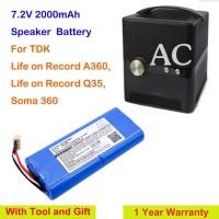 ราคา AC Cameron Sino 2000mAh Speaker Battery for TDK Life on Record A360, Life on Record Q35, Soma 360 (23286897434)