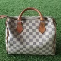 ราคา กระเป๋าทรงหมอน LV speedy azur 25 (2357046777)