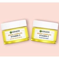 ราคา Garnier Light Complete Speed Whitening Cream/Yogurt Sleeping Mask การ์นิเย่ ไลท์ คอมพลีท 50ml (7536138503)