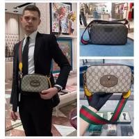 ราคา Hong Kong purchasing GUCCl women's bag and men's bag classic double G canvas tiger head camera bag single shoulder (25317022739)