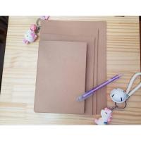 ราคา สมุดปกน้ำตาลเข้,เย็บลวด A4,A5,B6,B5 (6635926846)