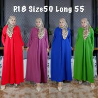 ราคา เดรส Dressแฟชั่นสาวมุสลิมทรงค้างคาวสวยหรูราคาถูกเหมาะกับสาวๆมุสลิมอิสลาม_หน้าอก38-46 ความยาว55 เนื้อผ้าไหมอิตาลี่ (11143877069)