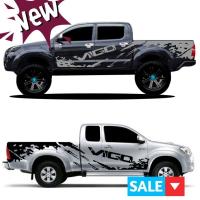 ราคา สติ๊กเกอร์ติดรถยนต์วีโก้ sticker Toyota vigo สติ๊กเกอร์วีโก้ สติ๊กเกอร์แต่งรถvigo ลายรถกระบะ ลายสาดโคลน vigo (8284390708)