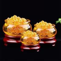 ราคา ฮวงจุ้ยจีน คริสตัล นักเก็ต เงินจีนโบราณ ฟอร์จูนคัพ ชามสมบัติ ตกแต่งบ้าน (27563433719)