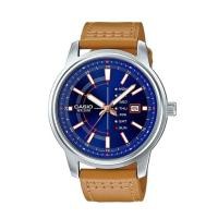 ราคา Casio Standard นาฬิกาข้อมือผู้ชาย สายหนังแท้ รุ่น MTP-E128L-2A2 - สีน้ำตาล (952735340)