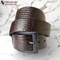 ราคา CROCODILE SKIN เข็มขัดหนังแท้ผู้ชาย เข็มขัดหนังแท้จัมโบ้ (41968021786)
