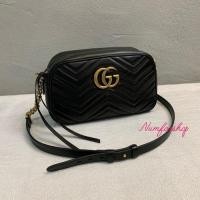 ราคา Gucci Marmont Small Matelasse Bag Black GHW มือสองสภาพดี (29809130342)