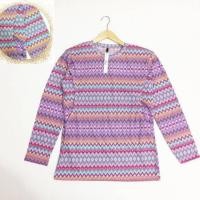 ราคา Zig zag เสื้อยืดแขนยาว เสื้อให้นมบุตร | เสื้อยืดบุซุย | ชุดพยาบาล | เปิดข้าง (9429195222)