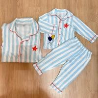 ราคา (Used สภาพดี) Baby Lovett - ชุดนอน 2 ชิ้น พ่อ Free size + ลูก 2T (28900699171)