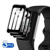 ราคา Fitbit Charge3 Charge4 1-3 ชิ้น HD โค้งสีดําขอบฟิล์มกระจกนิรภัยสําหรับ Fitbit Charge Inspire Luxe Sense Versa HR 2 3 4 5 6 Anti Scratch นาฬิกาป้องกันหน้าจอ (26263761000)