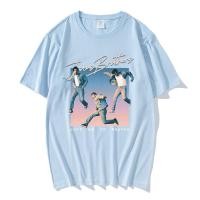 ราคา เสื้อยืดผู้ชาย Jonas Brothers Heaven Blue Retro Tee ทำจากผ้าฝ้ายแขนสั้น สไตล์ย้อนยุค ใส่สบาย (42760929644)