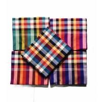 ราคา ผ้าขาวม้าแฟนซี เนื้อฝ้ายผสม นุ่ม สีสด ผ้าพันคอ กันแดด (9374374342)