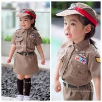 ราคา ชุดอาชีพเด็ก ชุดตำรวจ รุ่นจิ๋ว ชุดตำรวจเด็กหญิง ครบเซท5ชิ้น เสื้อ กางเกง หมวก เข็มขัด ปืน (10931269216)