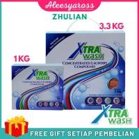 ราคา zhulian etra wash ผงซักฟอกสูตรเข้มข้น ขนาด 1 Kg- 3.3 Kg (23832224112)