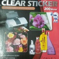 ราคา สติ๊กเกอร์ใสเคลือบพิเศษ A4 สำหรับพิมพ์ (7518351476)