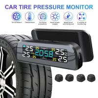 ราคา เครื่องวัดลมยางไร้สาย TPMS พลังงานแสงอาทิตย์แบบไร้สาย ระบบตรวจสอบความดันลมยางรถยนต์ (27931445448)