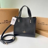 ราคา กระเป๋าสะพายข้างทรงโทส Coach Dempsey Tote 22 in Black CO971 (27150273386)