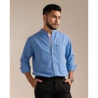 ราคา KEMEJA Broodis OXLY เสื้อเชิ้ตผู้ชายผ้าฝ้าย Oxford เสื้อเชิ้ตแขนยาวสีฟ้าอ่อน (40805820268)