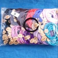 ราคา ยางรัดผม 100 เส้น คละสี เส้นใหญ่ (2911518994)