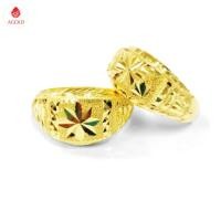 ราคา AGOLD แหวนทอง ลายหัวโปร่ง ครึ่งสลึง คละลาย ทองคำแท้ 96.5 (1599978244)