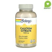 ราคา Solaray, Calcium Citrate, 1,000 mg, 240 VegCaps (250 mg per Capsule) (28262548319)