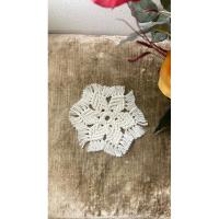 ราคา ที่รองแก้วมาคราเม่รูปดอกไม้ แผ่นรองแก้ว รองเทียนหอม#มาคราเม่ (25233472215)