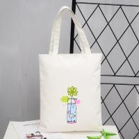 ราคา กระเป๋าผ้า สะพายไหล่ สกรีนลายน่ารักๆ ผ้าแคนวาส มีซิป กระเป๋าถือ ไปเที่ยว ไปเรียนพิเศษสวยๆ จุของได้เยอะ ขนาด 33 x 37 cm. (9700064867)