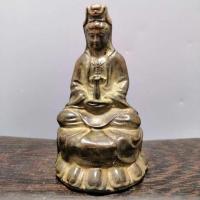 ราคา คอลเลกชันประเทศทองเหลืองเก่าเจ้าแม่กวนอิมโบราณเครื่องทองแดงของสะสมเครื่องประดับทองแดงบริสุทธิ์โลตัสแจกันบริสุทธิ์เจ้าแม่กวนอิม8.27.42 (28340507079)