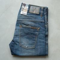 ราคา *[RARE] Thin Finn Jonas Replica ยีนส์ฟอก ทรงกระบอกเล็กกึ่งเดฟ Nudie ของแท้ 100% (21175302333)