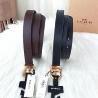 ราคา พร้อมส่งในไทย เข็มขัดผู้หญิง 25 mm. Coach Classic Buckle Cut To Size Reversible แท้ 100% (43265313460)