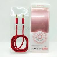 ราคา สาย AUX 3.5มม. ยาว 1 เมตร [M-M คละสี] สายเสียง สายAUX (15091535106)