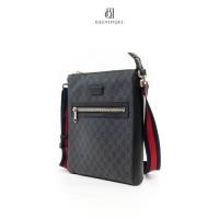 ราคา [ของแท้] GUCCI MESSENGER BLACK GG SUPREME MONOGRAM CANVAS SHW มีใบรับประกัน ตรวจสอบได้ทุกใบ ✅ (40408963634)