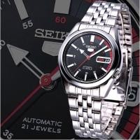ราคา SEIKO 5 Automatic รุ่น SNK375K1 นาฬิกาข้อมือผู้ชาย สายแสตนเลส หน้าปัดสีดำ/แดง - มั่นใจ สินค้าของแท้ 100% รับประกันสินค้า (20371136120)