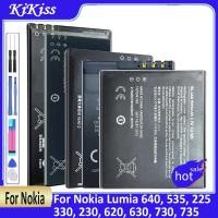 ราคา แบตเตอรี่สำหรับ Nokia Lumia 640,535,225,330,230,620,630,730,735, 738,650,BV-T5C,BL-L4A,BL-4UL,BL-5H (27608248640)