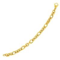 ราคา Nathalias NY สร้อยข้อมือทองคำแท้ 14k แบบโซ่รูปไข่14k Yellow Gold Oval Link Bracelet (26426347170)