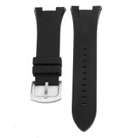 ราคา สําหรับ 31 มม.ยางสีดํานาฬิกาสําหรับ Armani Exchange AX1042 AX1050 AX1114 (42010408526)