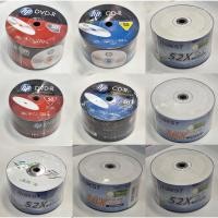 ราคา แผ่น CD-R HP / DVD-R HP 4.7GB / CD-R 700MB 52X DVD-R 4.7GB 16X / DVD-R RIBEST Printable (50/Pack) มีตัวเลือกสินค้า (41467906856)
