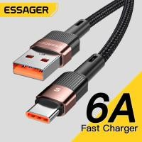 ราคา Essager 6A 66W USB Type C สายชาร์จเร็ว สําหรับ Samsung Xiaomi USB Type C (10288370399)