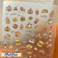 ราคา เมลิฟูลัว 1/10ชิ้น คาปิบาระ เล็บสติ๊กเกอร์,น่ารักการ์ตูนกาวตนเองถ้วยสติกเกอร์,สีน้ําตาล คาปิบาลา มัลติฟังก์ชั่นุ่มนูน คาปิบาระ สติกเ (41963012886)